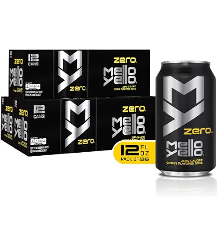 Amazon.com : Mello Yello Soda Citrus, 12oz Can (Pack of 18, Total
